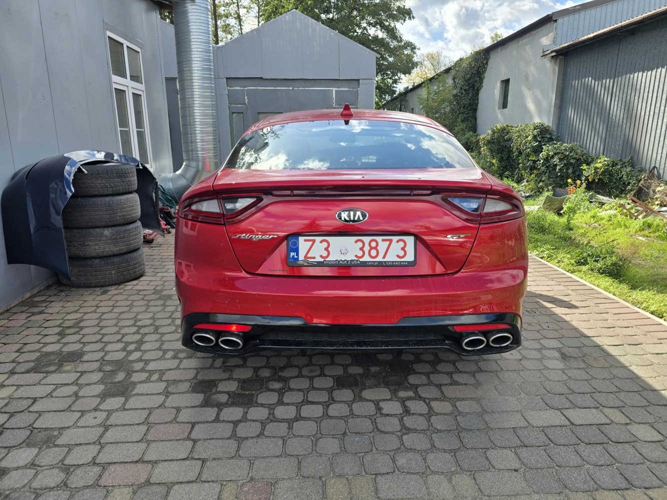 Kia Stinger — tylne lampy