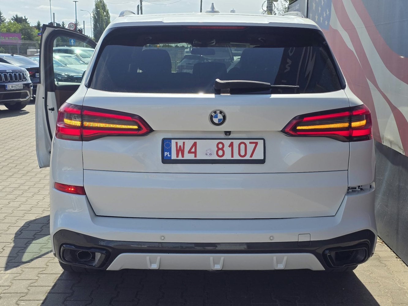 BMW X5 — tylne oświetlenie